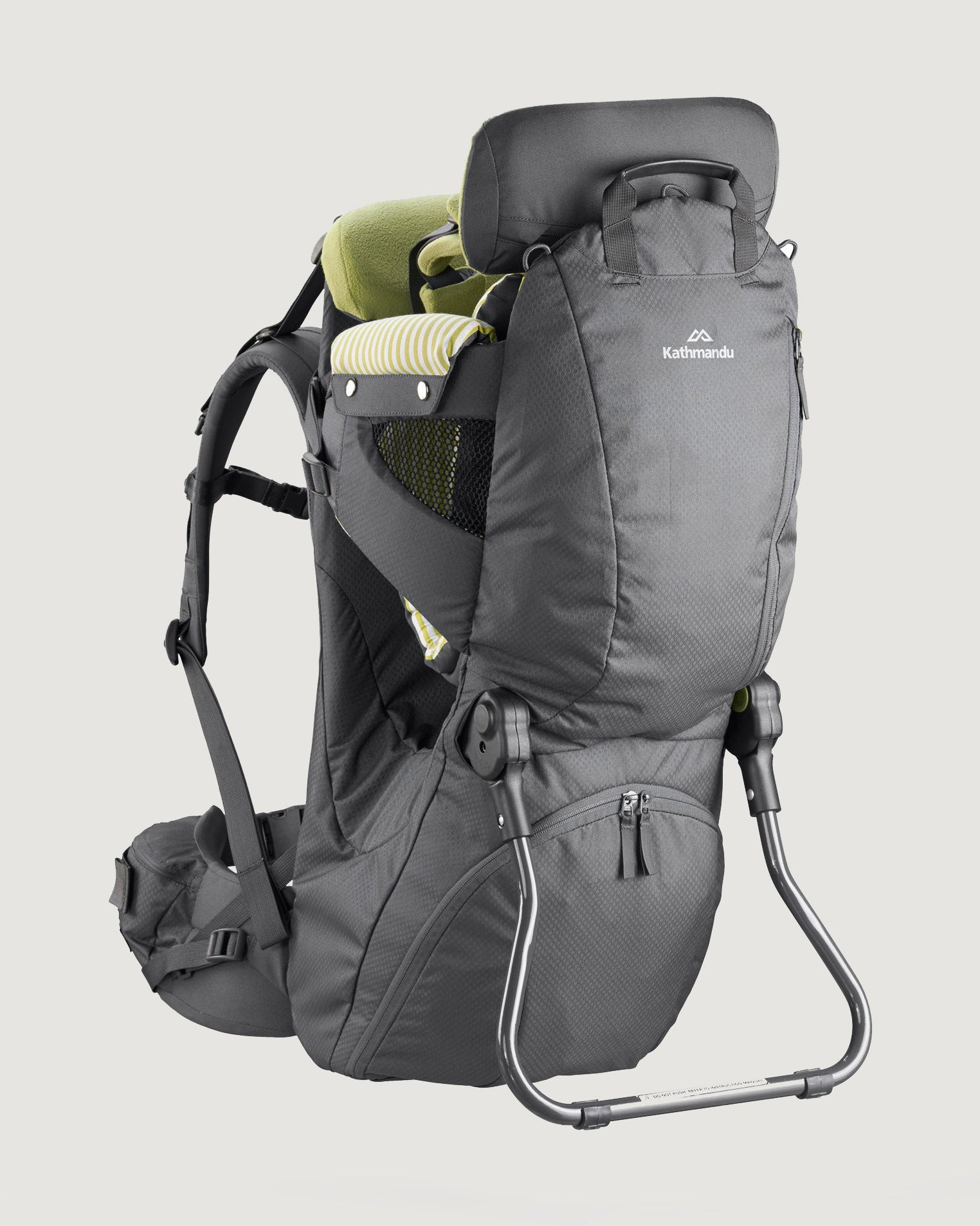 Karinjo Child Carrier Grey/Green – Kathmandu NZ