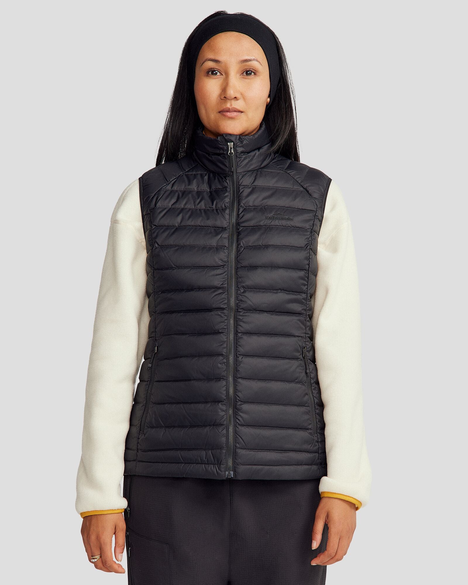 Women's Heli Down Vest 2.0 - Black Stingray – Kathmandu NZ