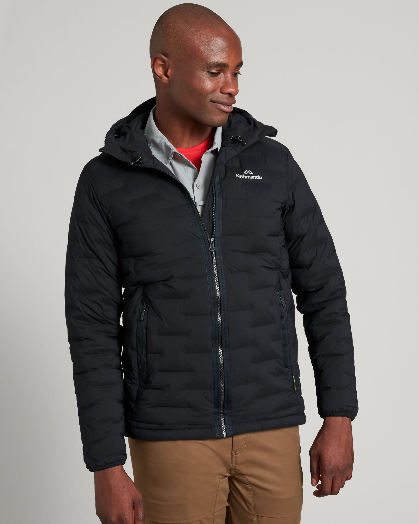 Stretchdown Hooded Jacket Mens Stretch Down Jacket Puffer Jacket