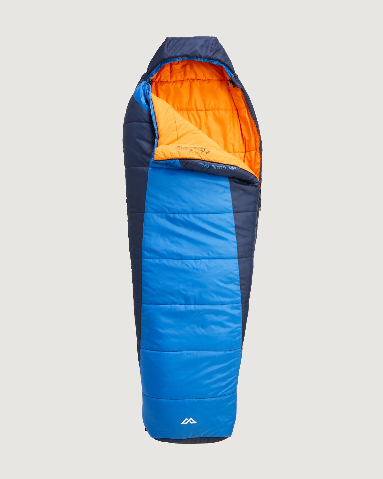 Kids' Mini Globe Sleeping Bag - Azure/Dark Blue – Kathmandu NZ