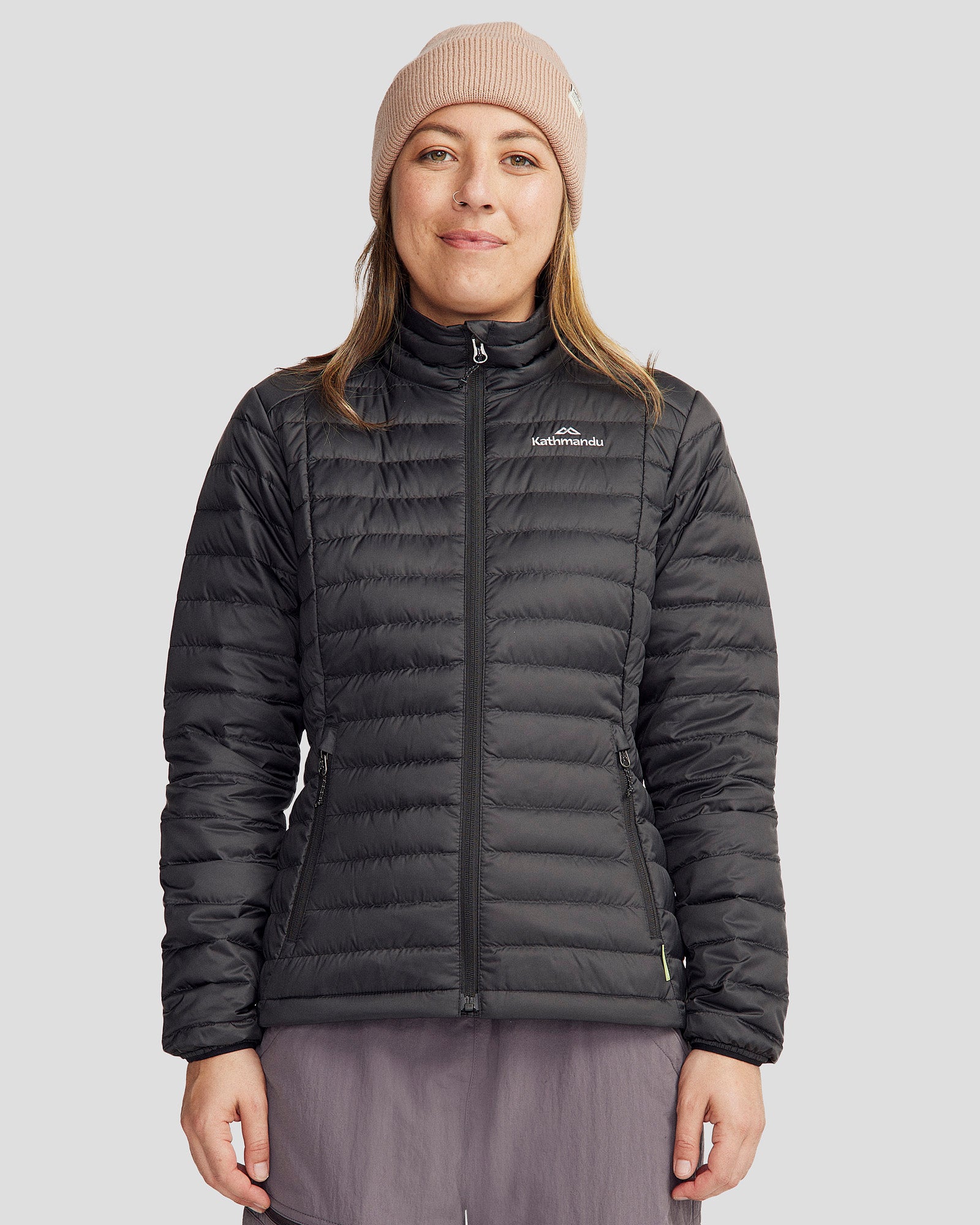 Women's Heli 600 Fill Lightweight Down Jacket Black – Kathmandu NZ