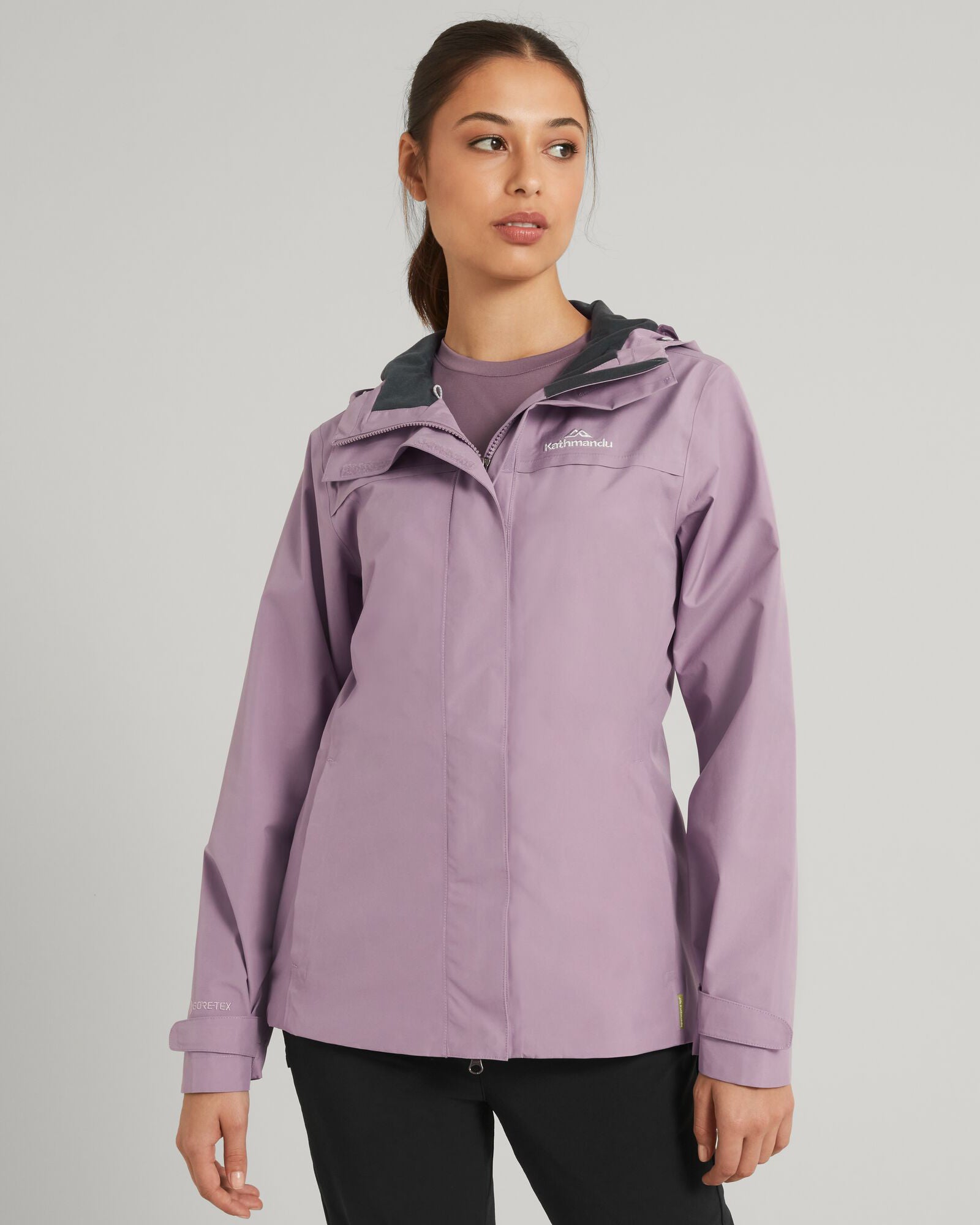 Women's Bealey GORE-TEX® Rain Jacket Thistle – Kathmandu NZ