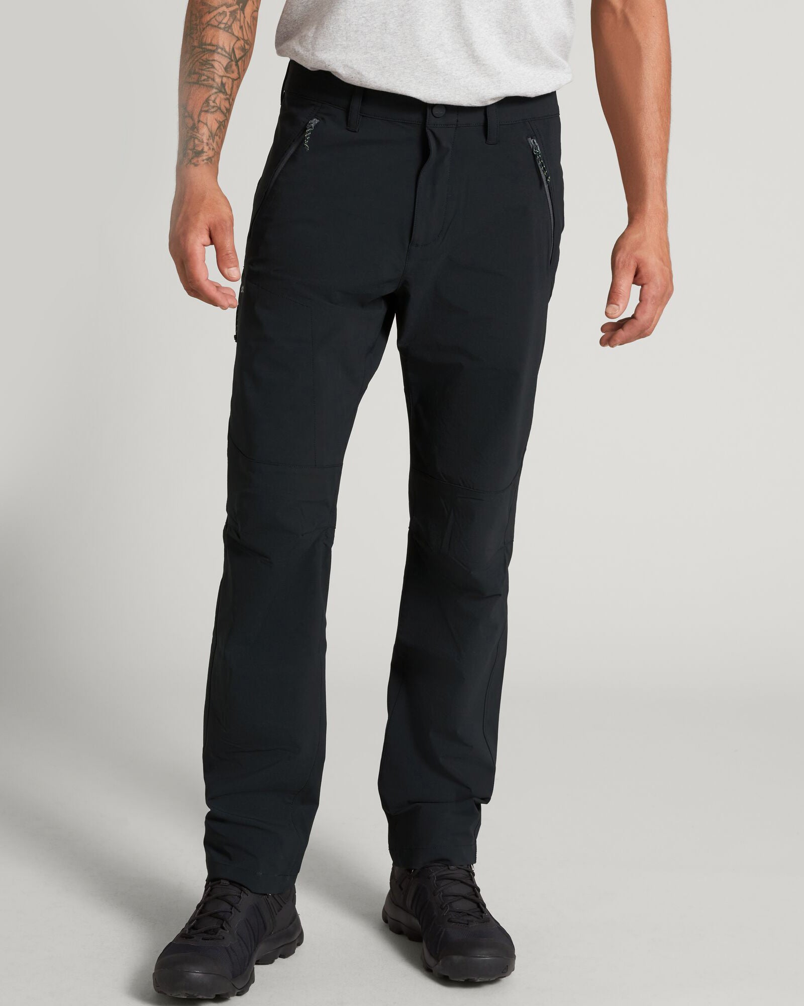 Pocket Kathmandu Walking Trousers Men's Flinders Pants Black