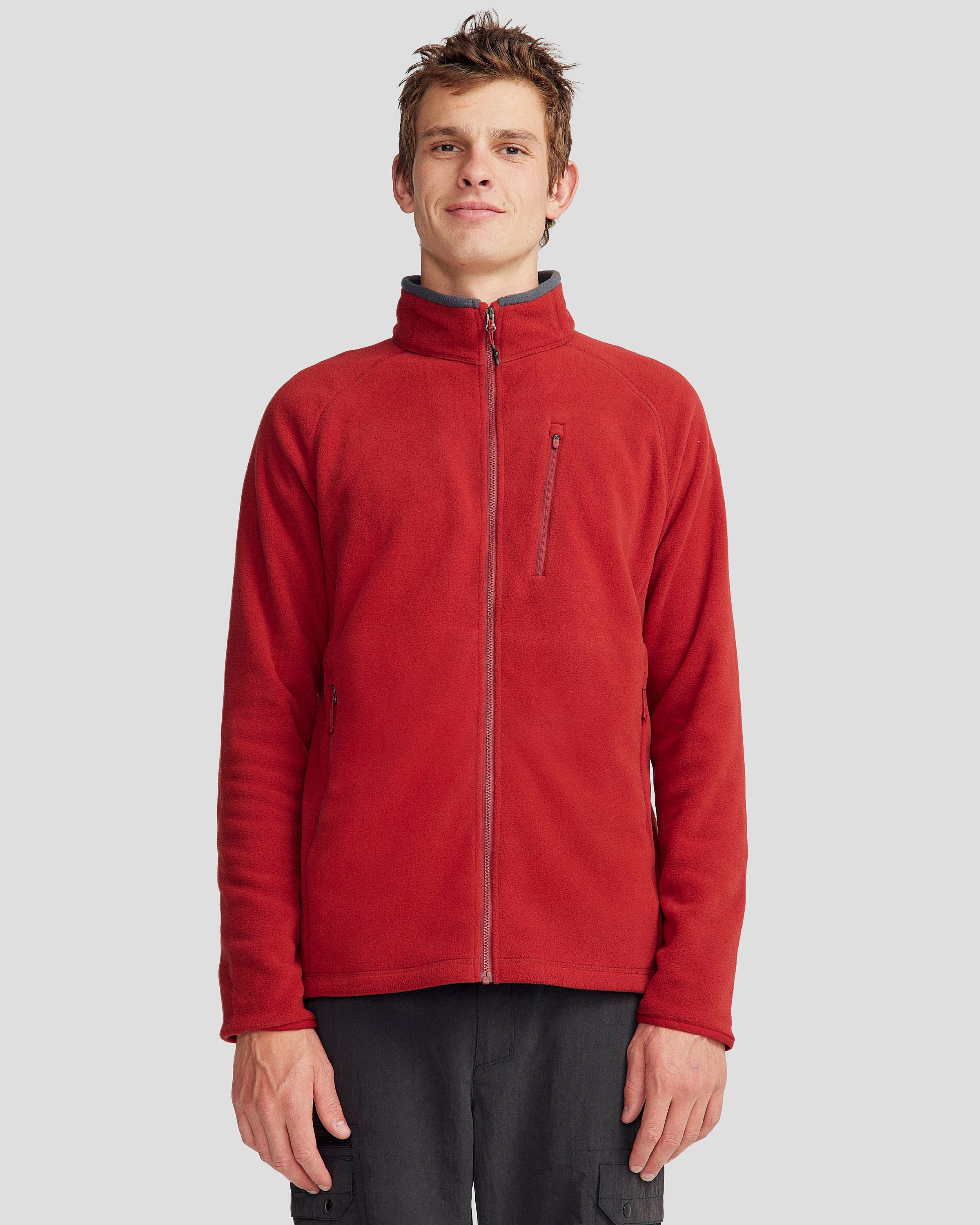 Men's Ridge 100 PrimaLoft Bio Fleece Jacket - Pinot – Kathmandu NZ