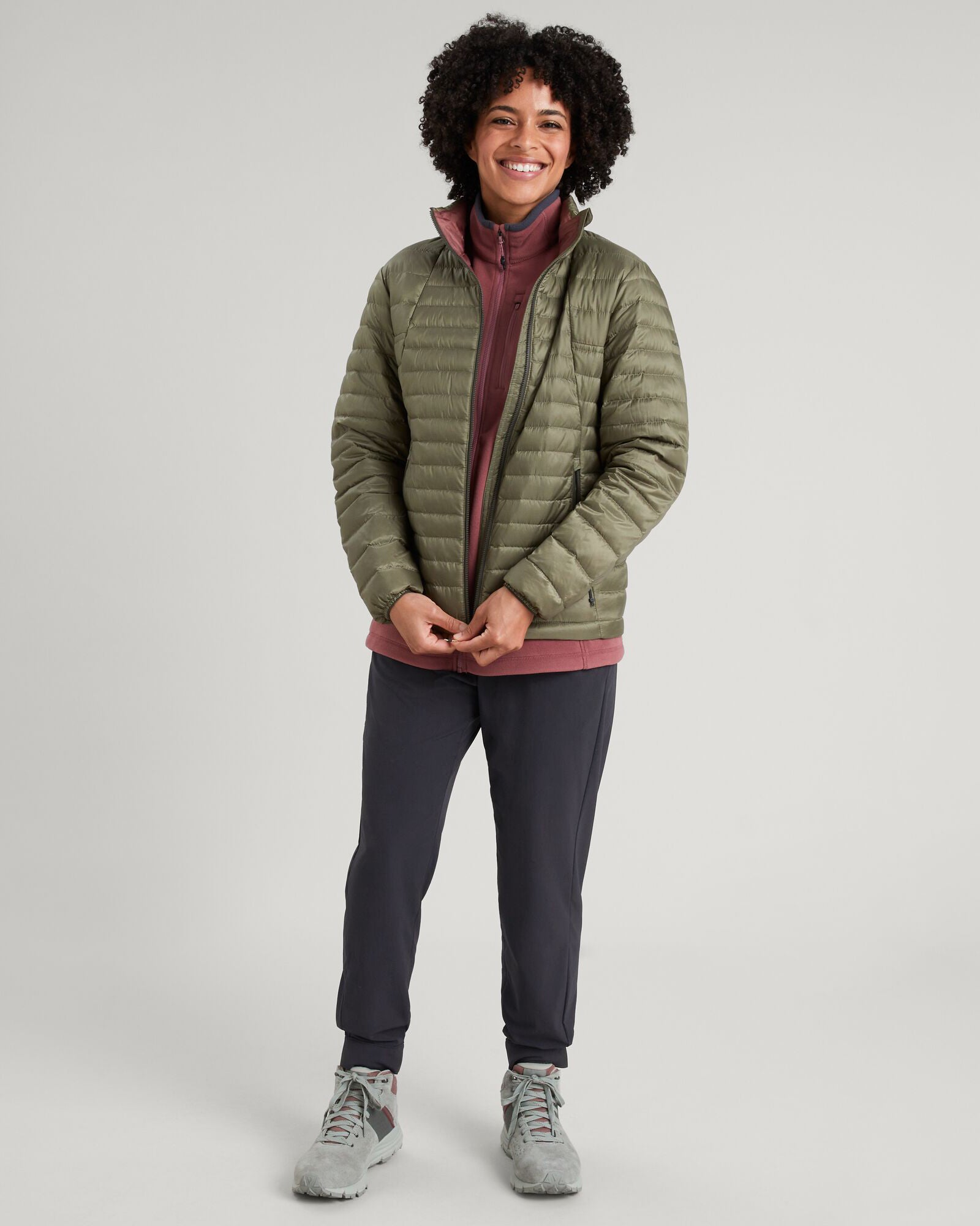 Women's Heli R Down Jacket Beech – Kathmandu NZ - Main Image