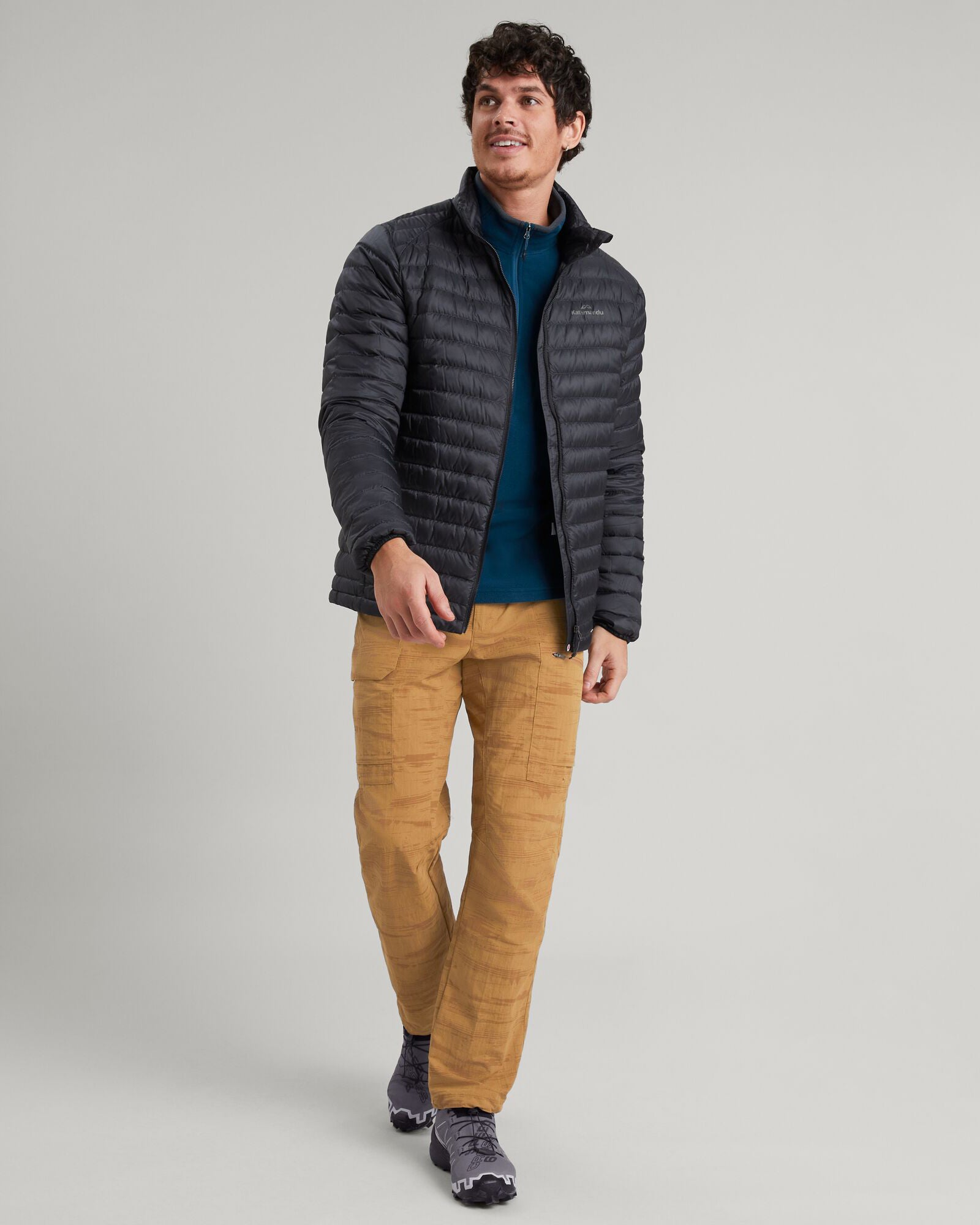 KATO′ AAA TRAVEL DOWN JACKET Men's Heli R Down Jacket - Black Stingray – Kathmandu NZ