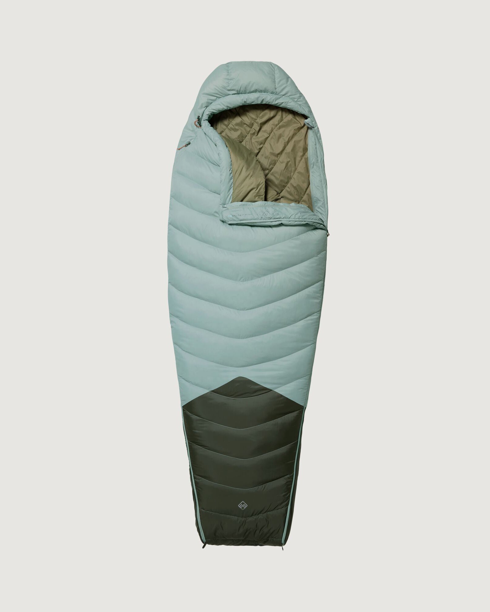 アウトドア寝具 KATHMANDU  DOWN SLEEPING BAG NAVI Zenter -8°C Down Sleeping Bag - Large - Dark Moss/Black
