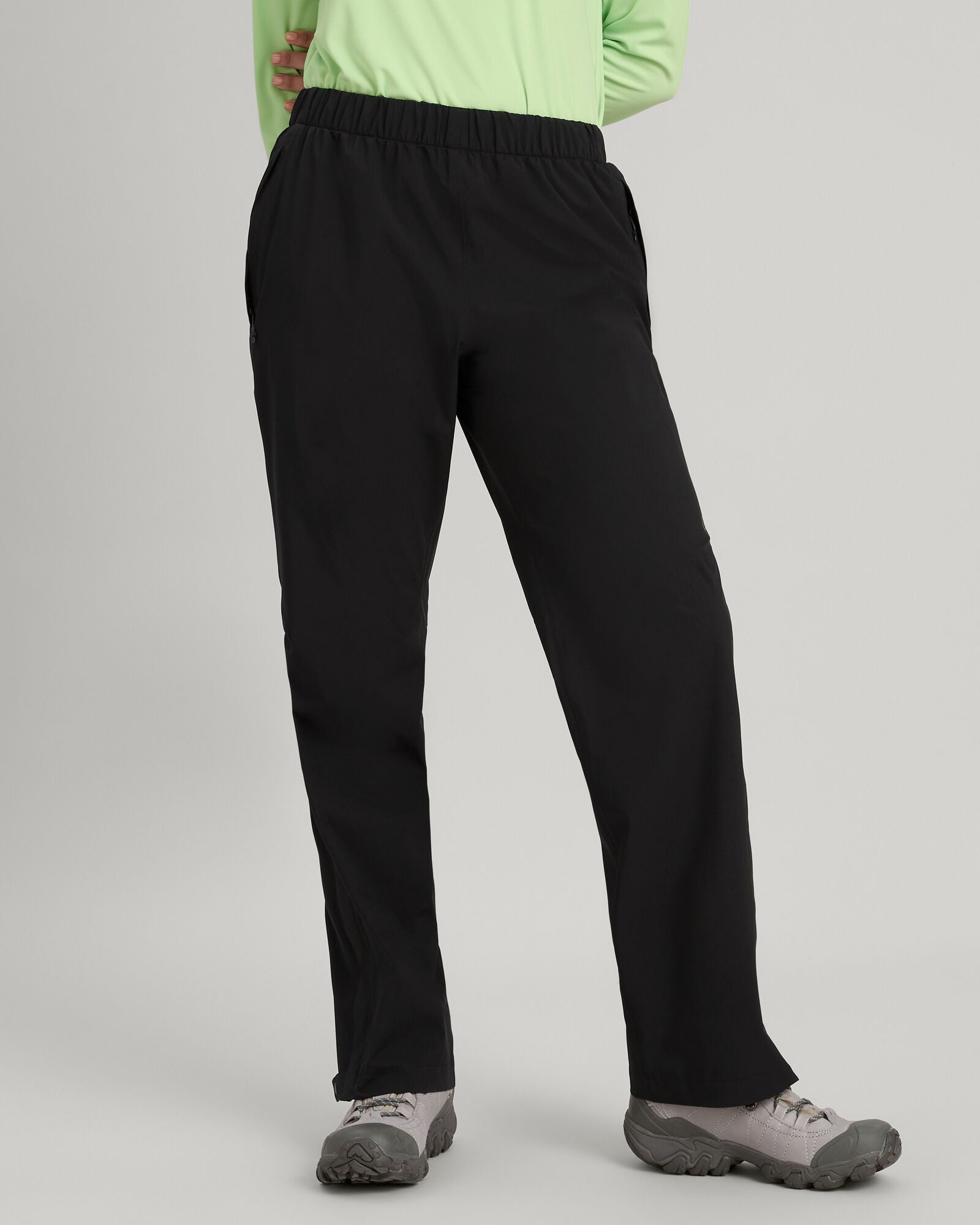 Women's Trailhead Stretch Rain Pants Black Stingray