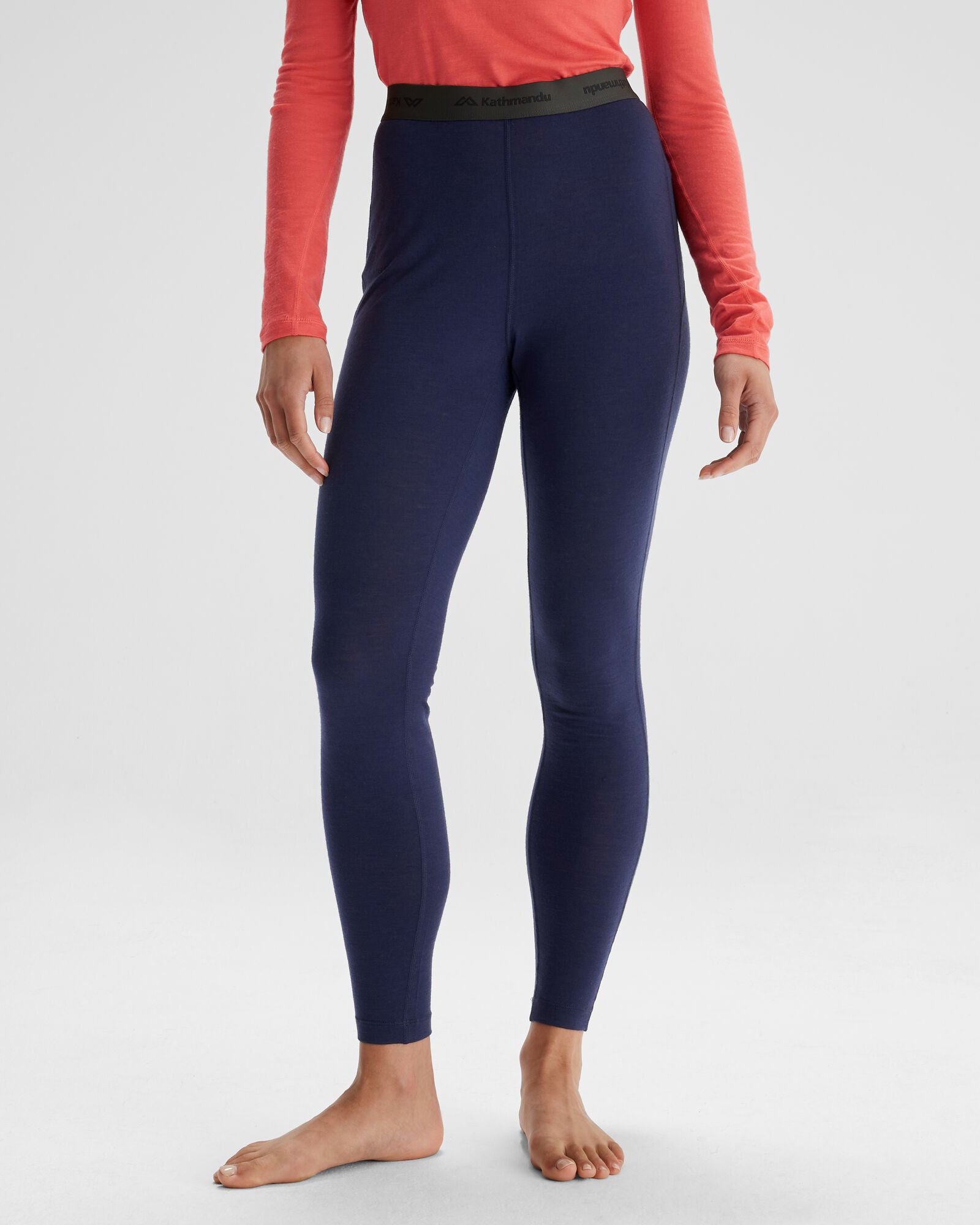 Women's K-Merino 125 Baselayer Leggings Dark Horizon – Kathmandu NZ