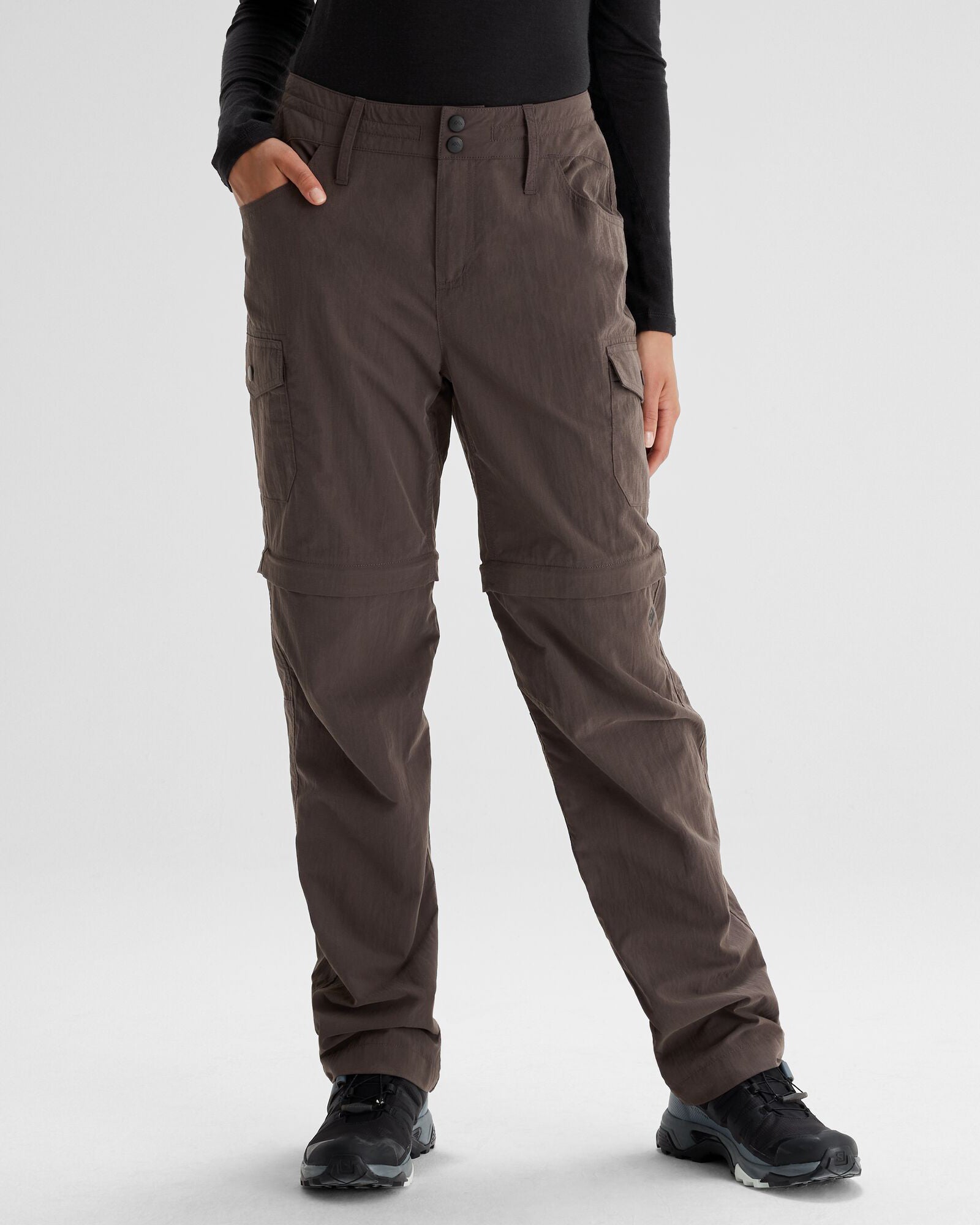 Women's EVRY-Day Convertible Pants Dark Quartz – Kathmandu NZ