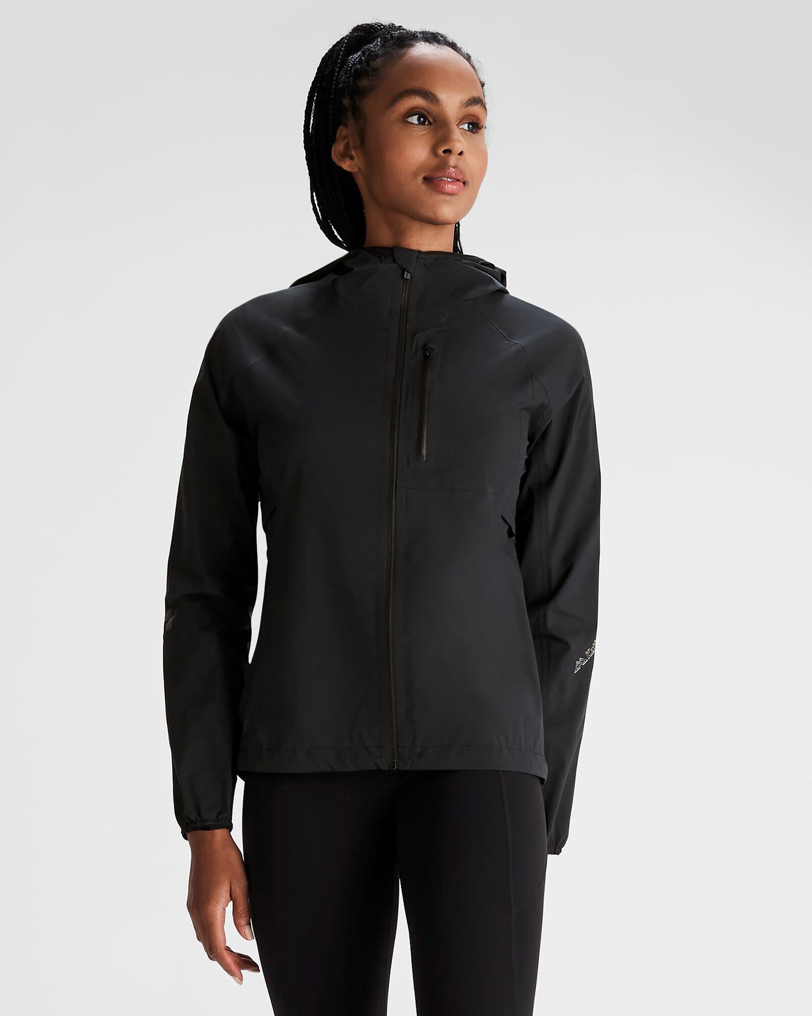 Women's Seeker Rain Jacket Black Stingray – Kathmandu NZ