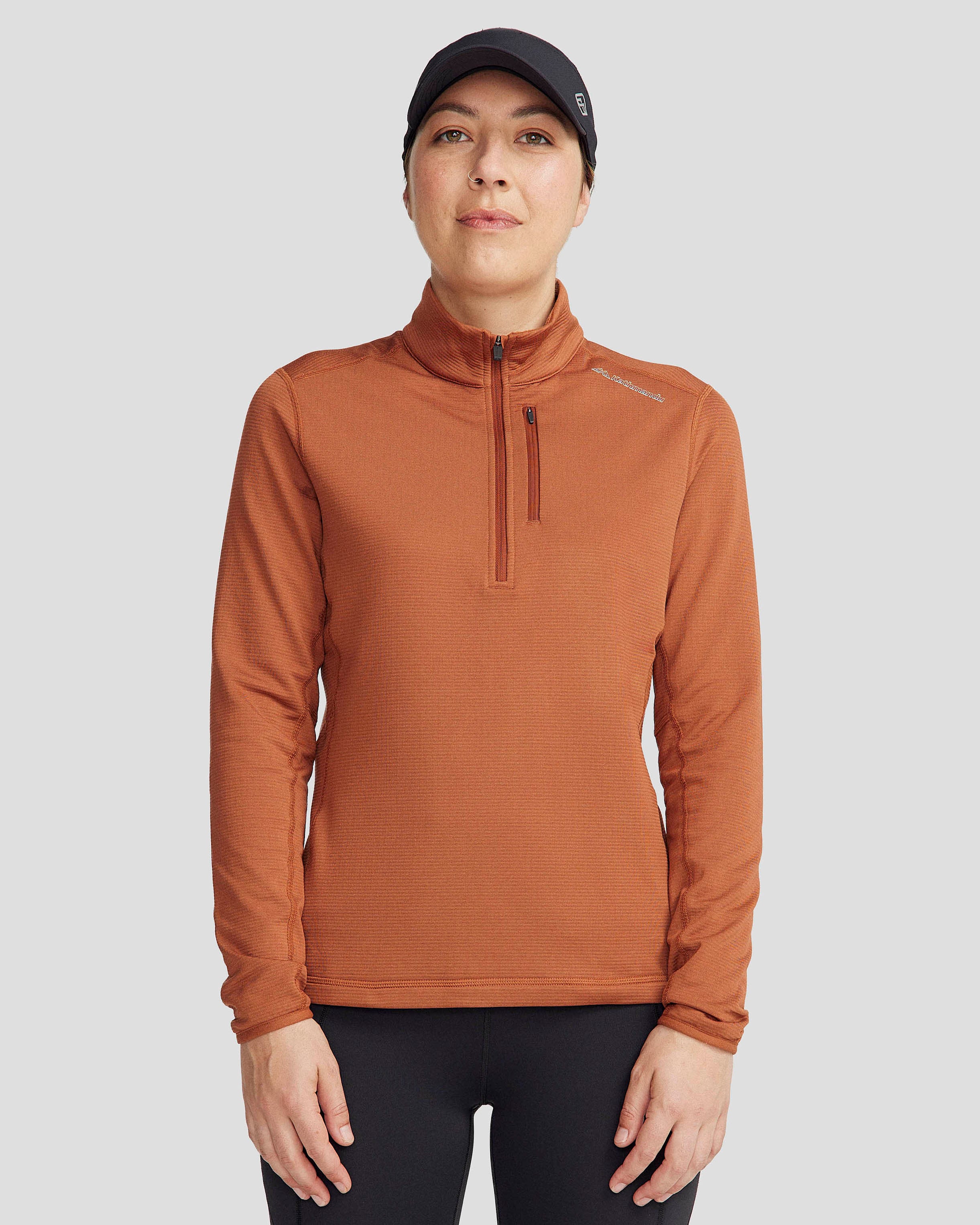 トップス MEER. FLEECE ZIP PULLOVER Women's Seeker Fleece ¼ Zip Pullover - Woodsy – Kathmandu NZ