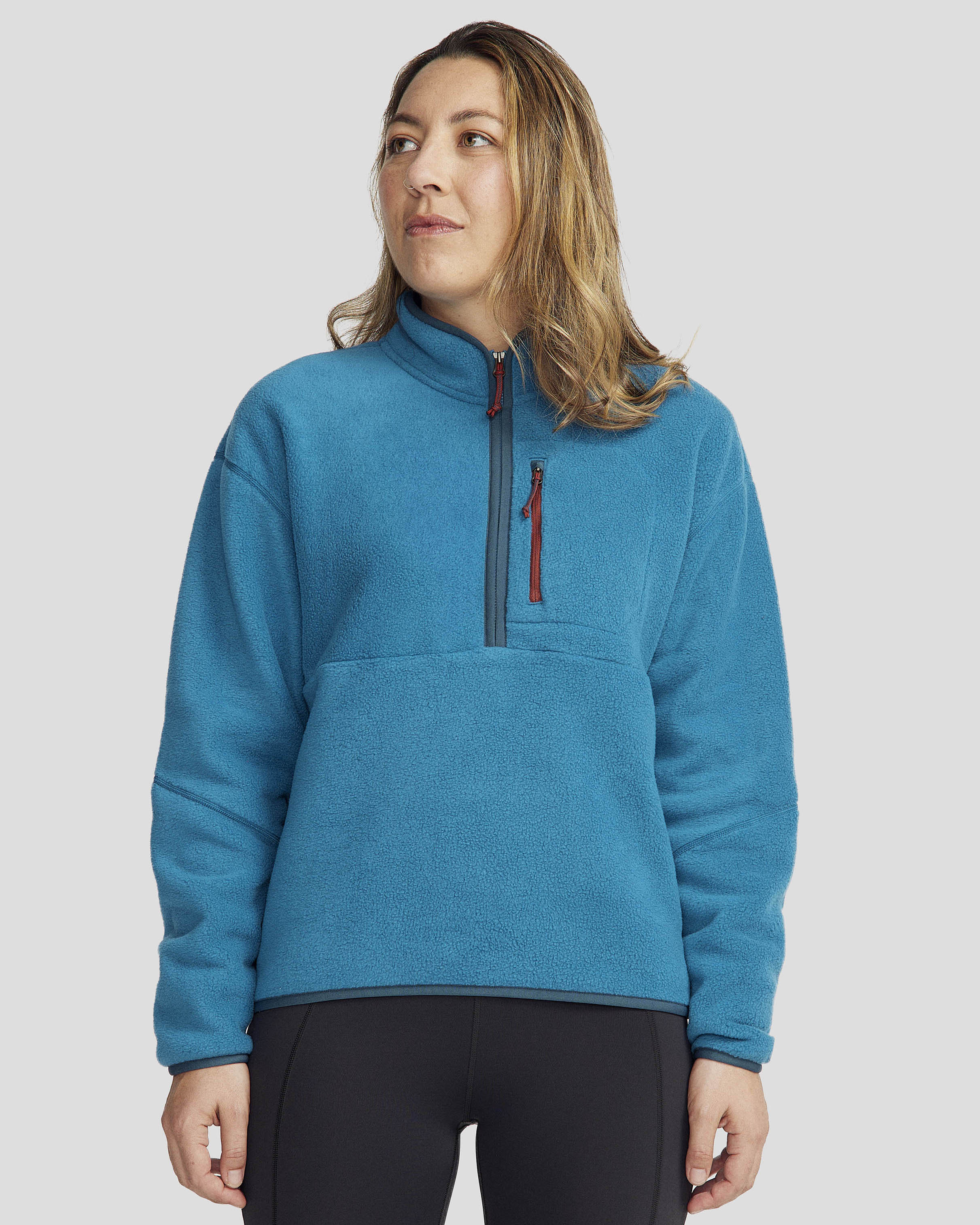 Women's Trailhead Fleece 1/4 Zip Pullover - Dark Eddy – Kathmandu NZ