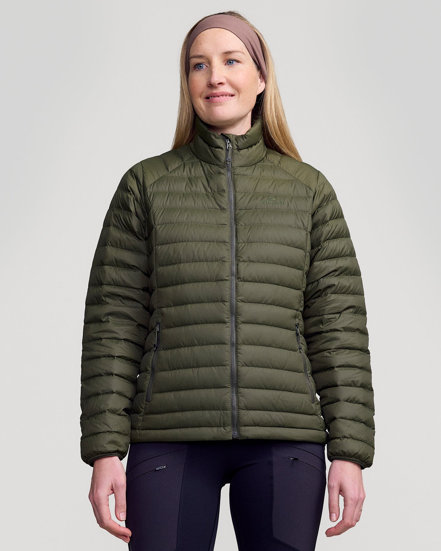Women's Heli Down Jacket Light Moss – Kathmandu NZ