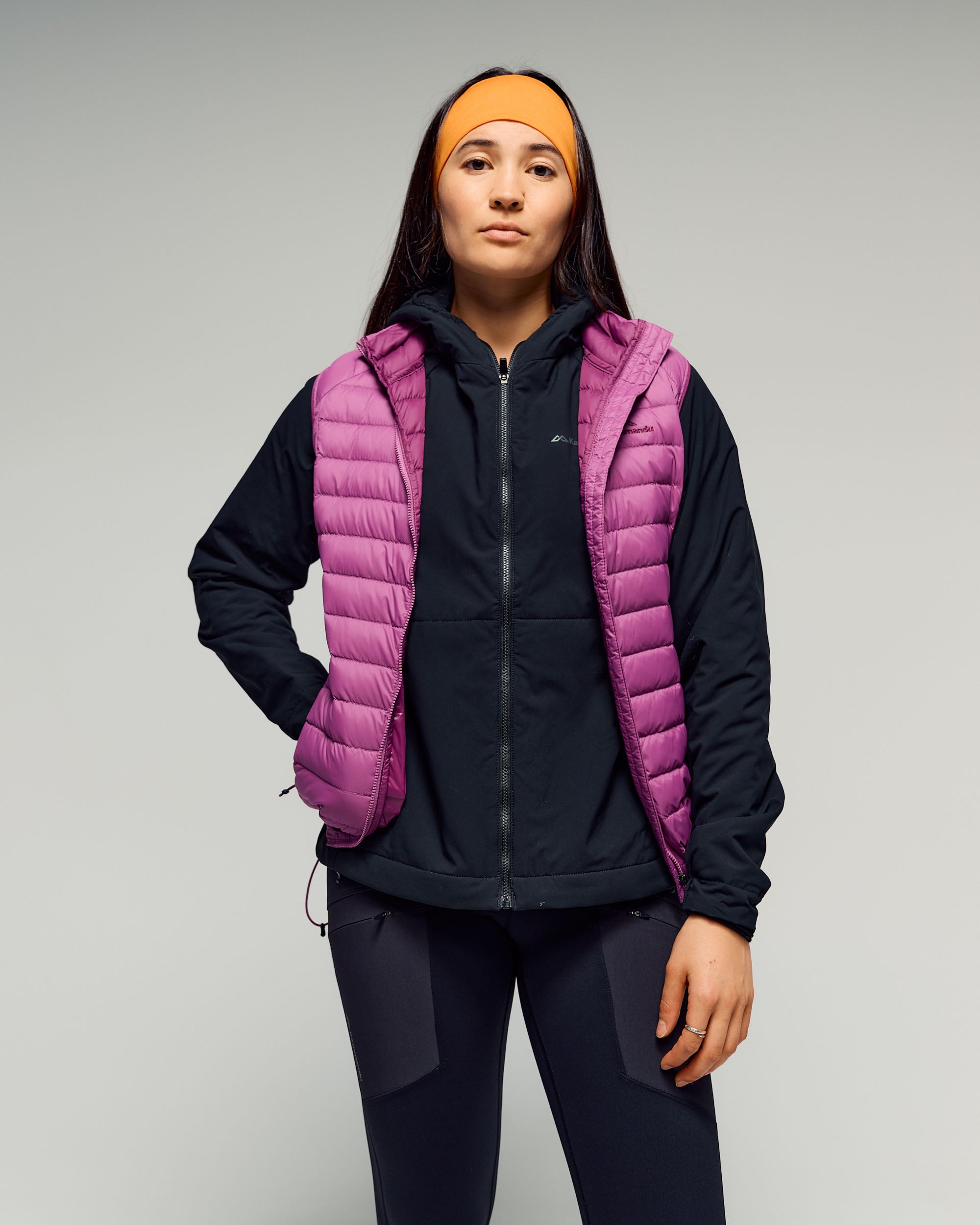 Women's Heli Down Vest v2 - Washed Berry – Kathmandu NZ