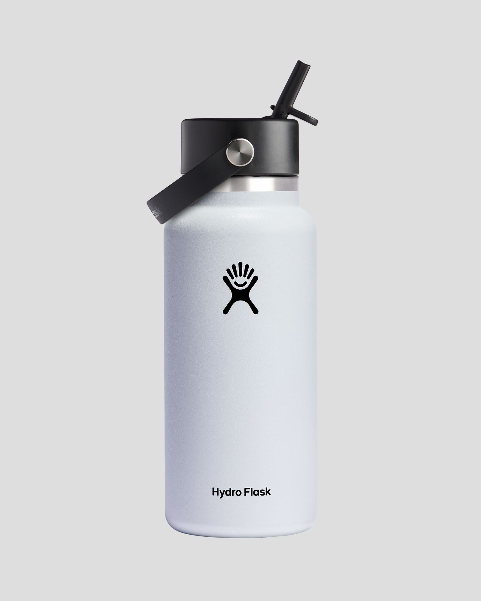Hydro Flask Wide Flex Straw Bottle 946 ml White – Kathmandu NZ