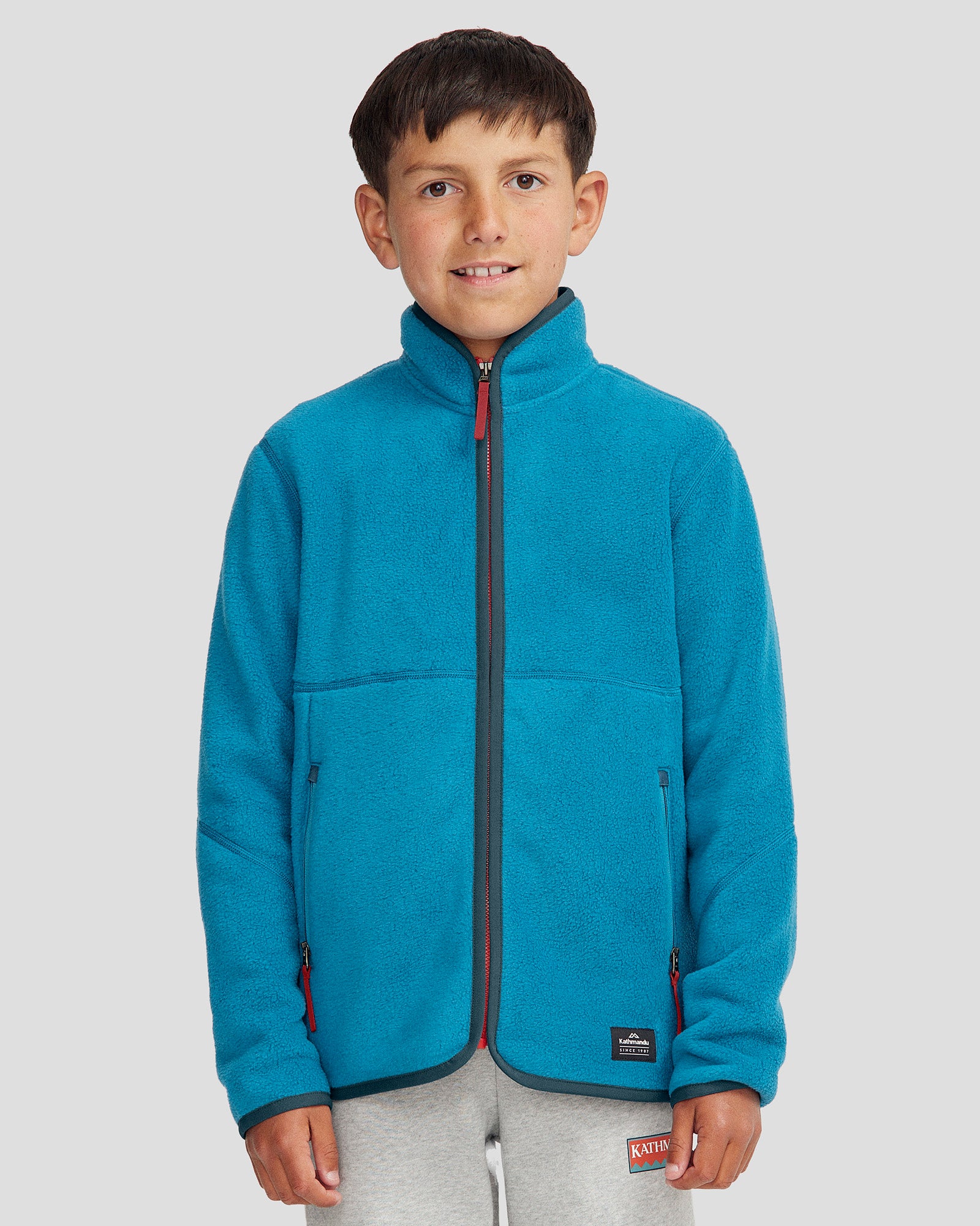 Kids Trailhead Fleece Jacket Dark Eddy – Kathmandu NZ