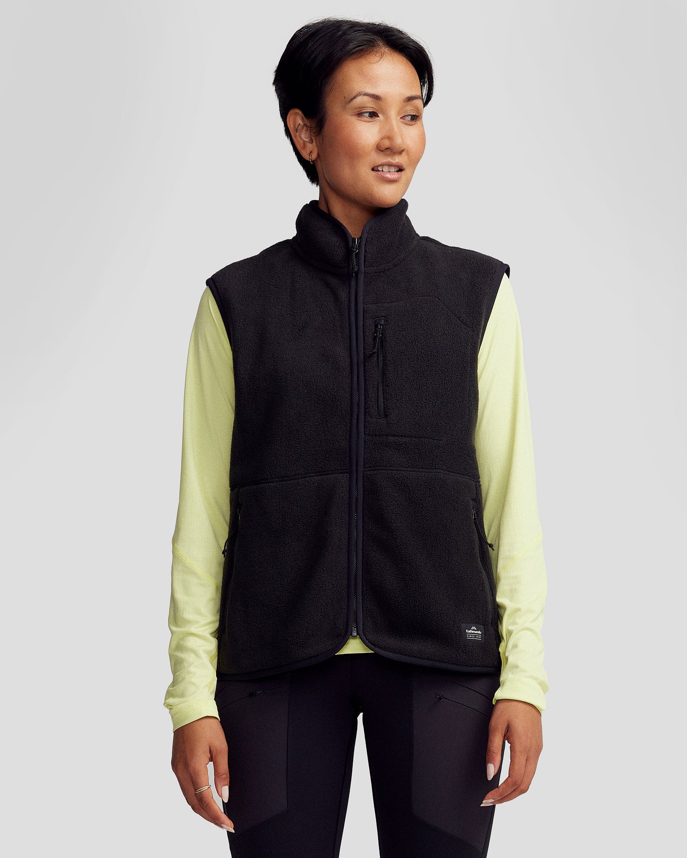5525　タグ付き　FLEECE VEST　黒 Women's Trailhead Fleece Vest - Black Stingray – Kathmandu NZ
