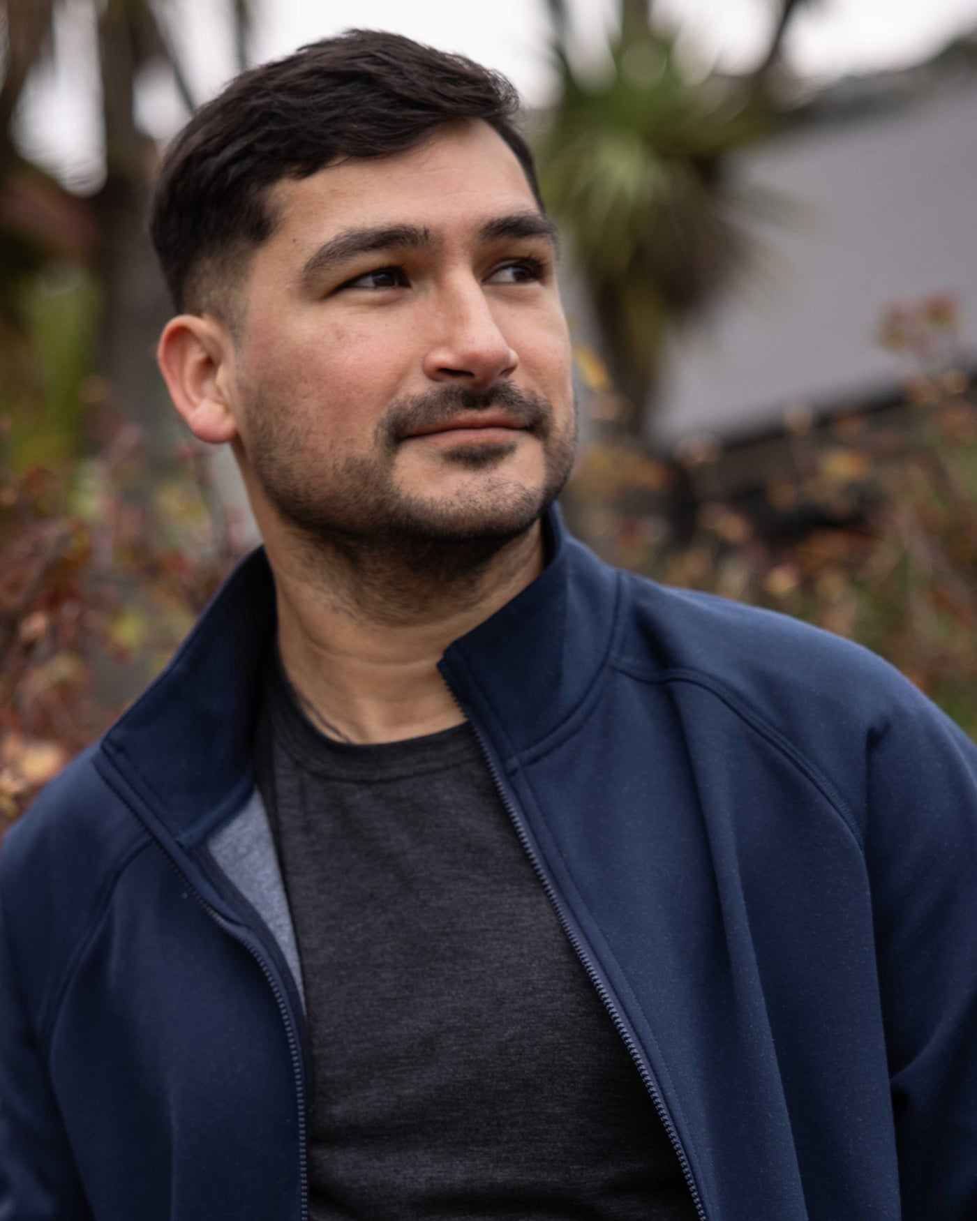 Men’s Anytime Knit Bomber Jacket -  Classic Navy