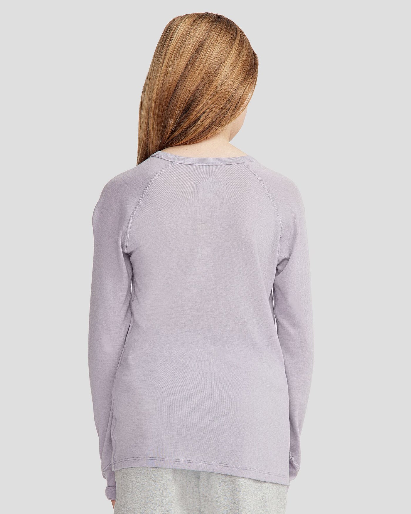 Kids' KMDMerino Baselayer Long Sleeve Top - Light Haze