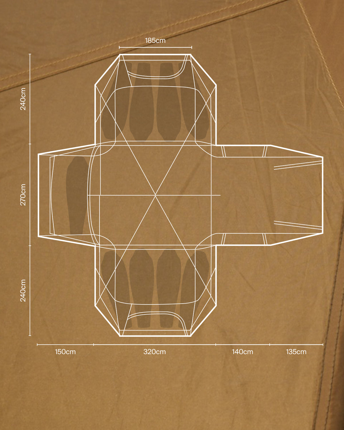 Retreat 360 7-9 Person Tent - Canvas