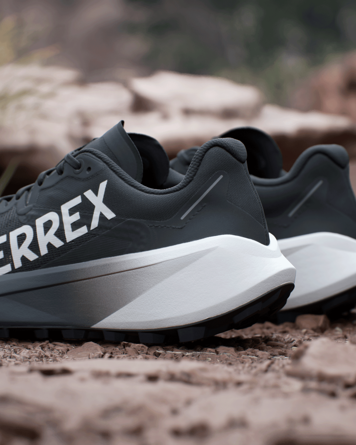 Women's Adidas Terrex Agravic 3 Shoes - Black/Grey