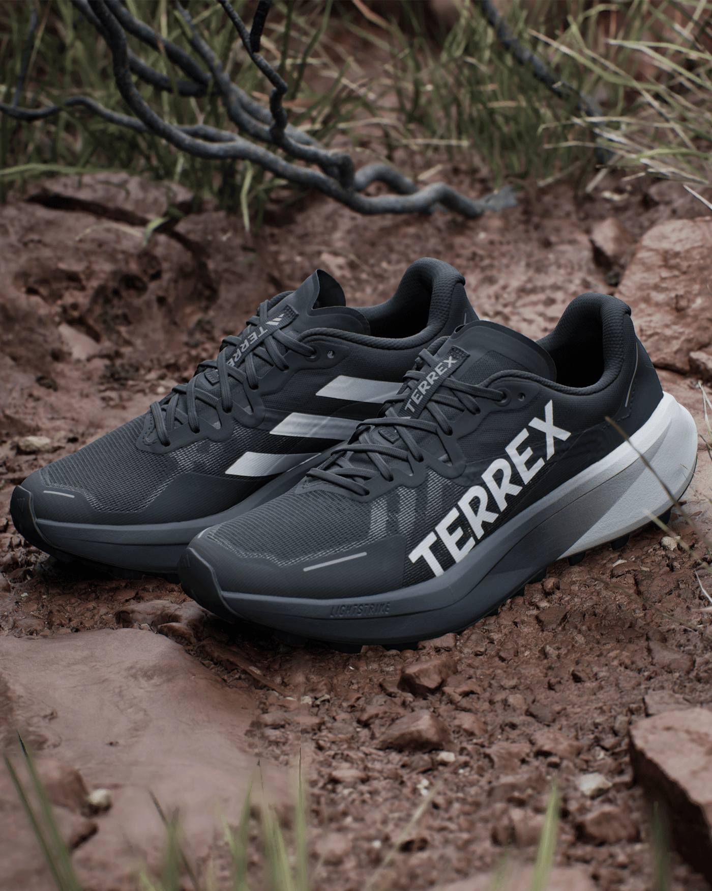 Women's Adidas Terrex Agravic 3 Shoes - Black/Grey