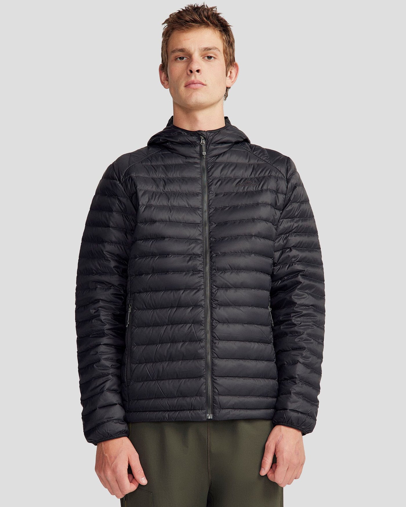 Men's Heli Down Hooded Jacket 3.0 - Black Stingray