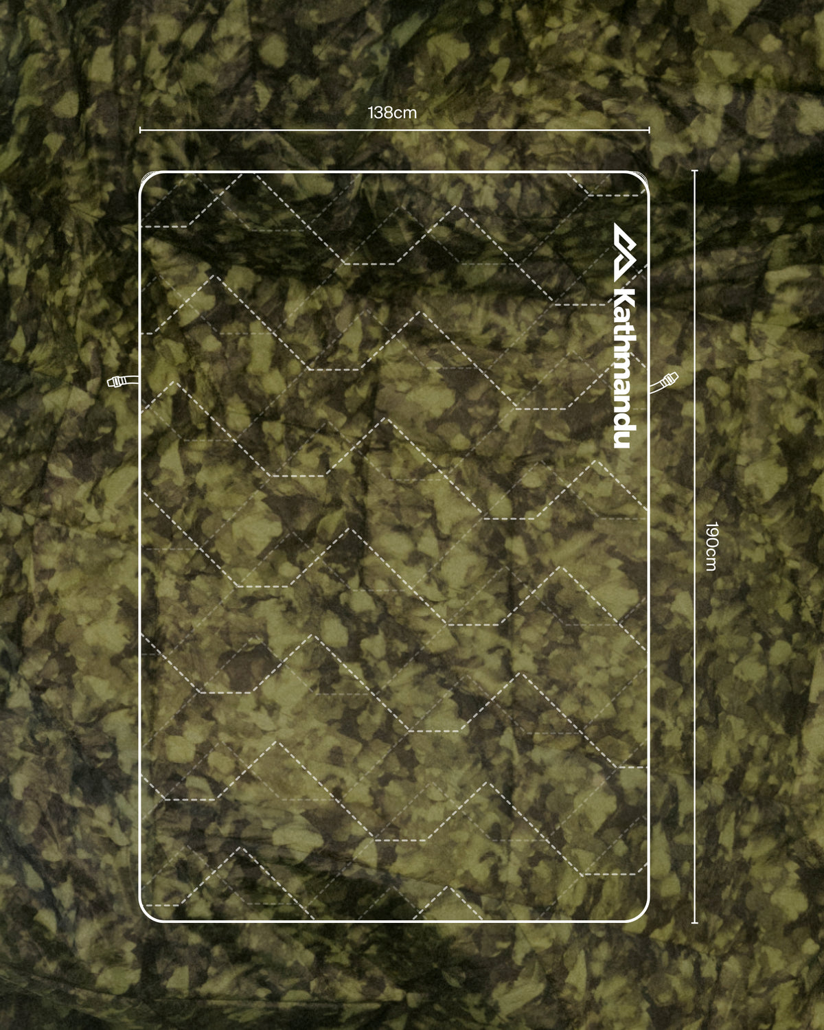 Trailhead Blanket  - Mirage Camo Olive