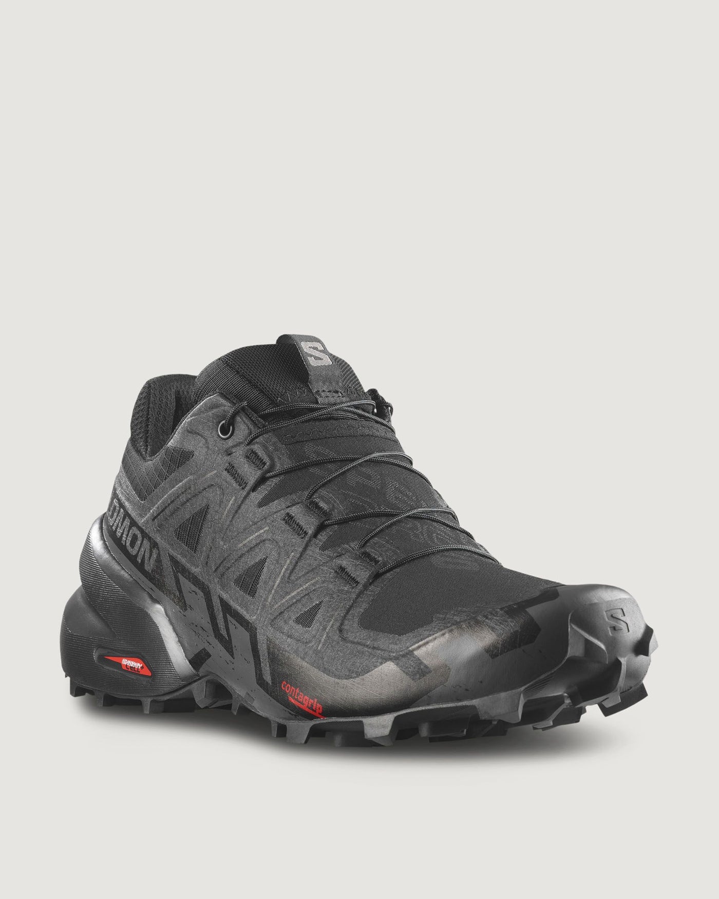 Women's Salomon Speedcross 6 Trail Running Shoes - Black/Black/Phantom