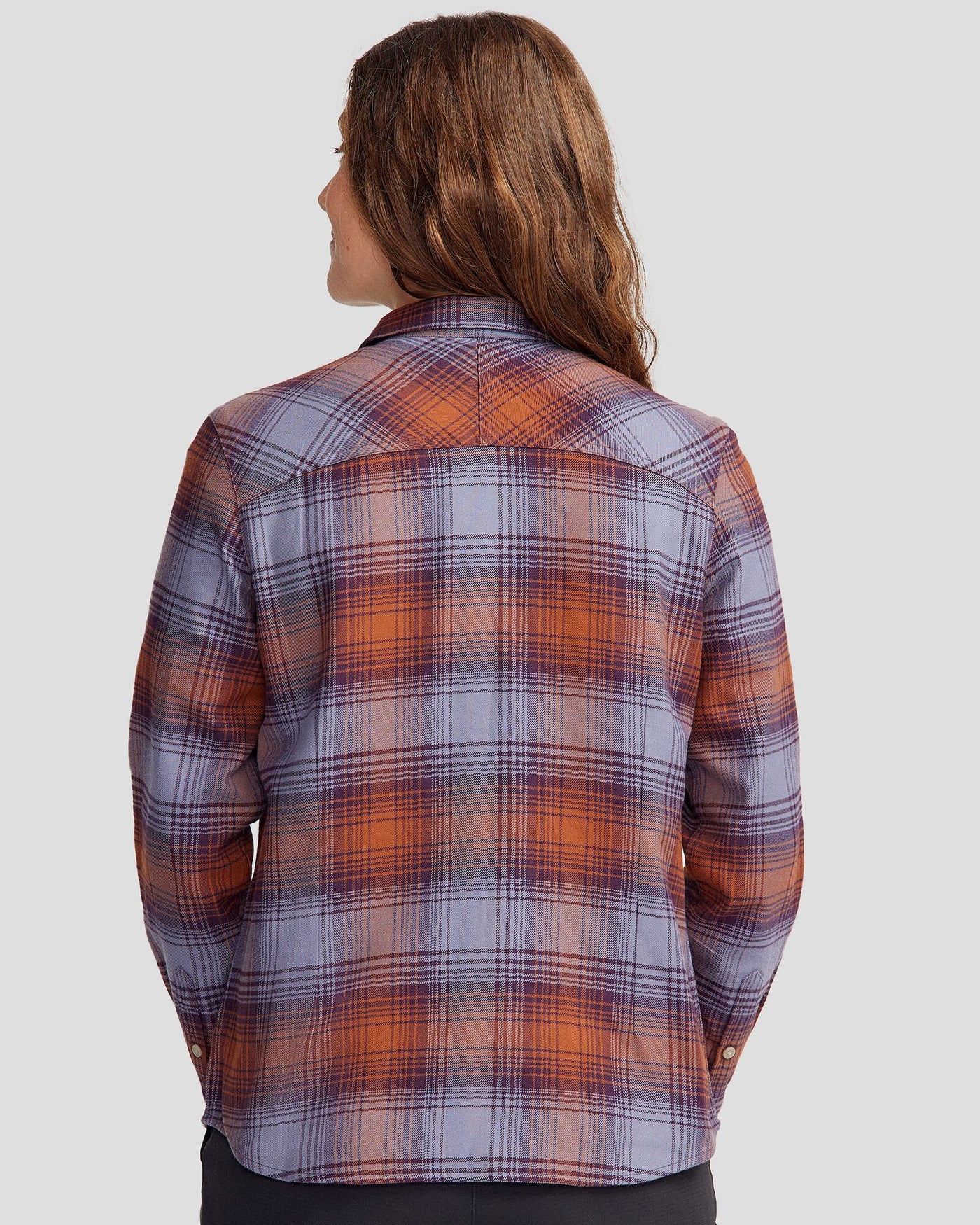 Women's Carrillon HF Long Sleeve Shirt  - Shadow Plaid Haze