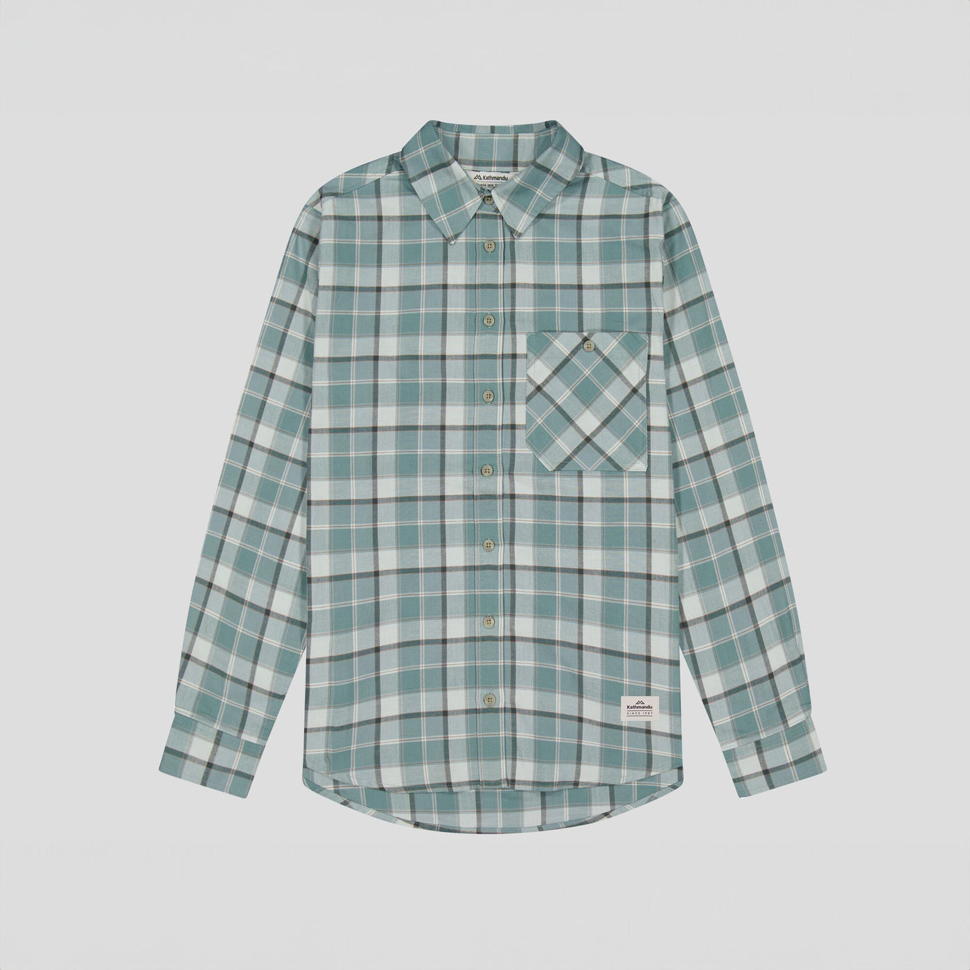 Fyfe Women's L/S Shirt - Deep Forest Plaid