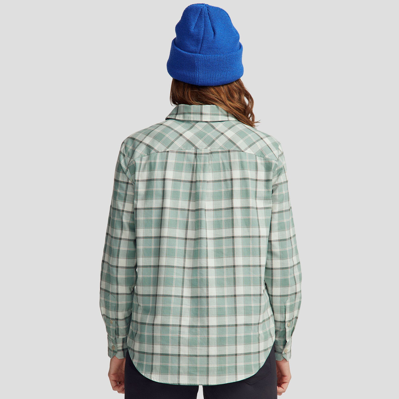 Fyfe Women's L/S Shirt - Deep Forest Plaid