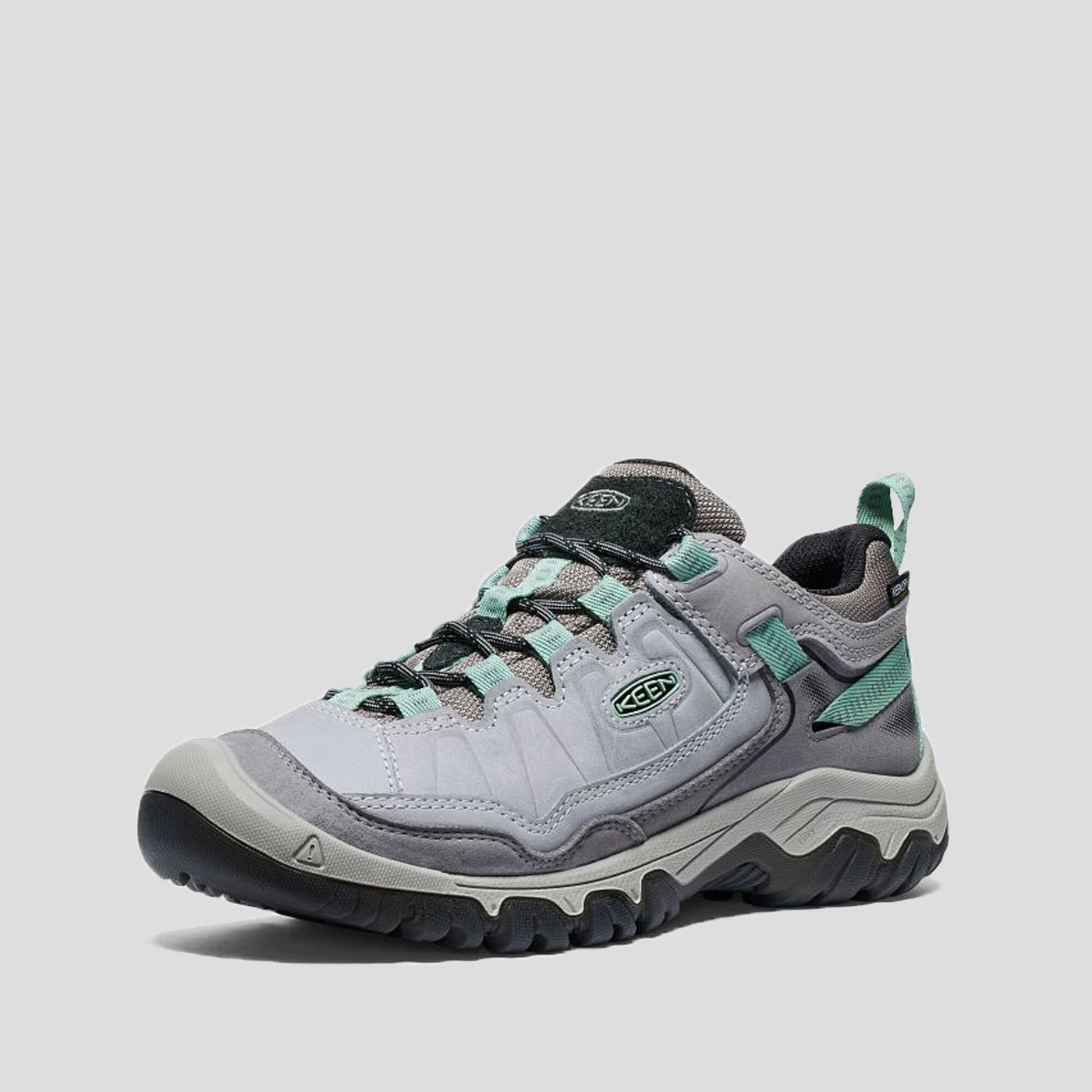 Women's Keen Targhee IV Waterproof Hiking Shoe - Alloy/Granite Green