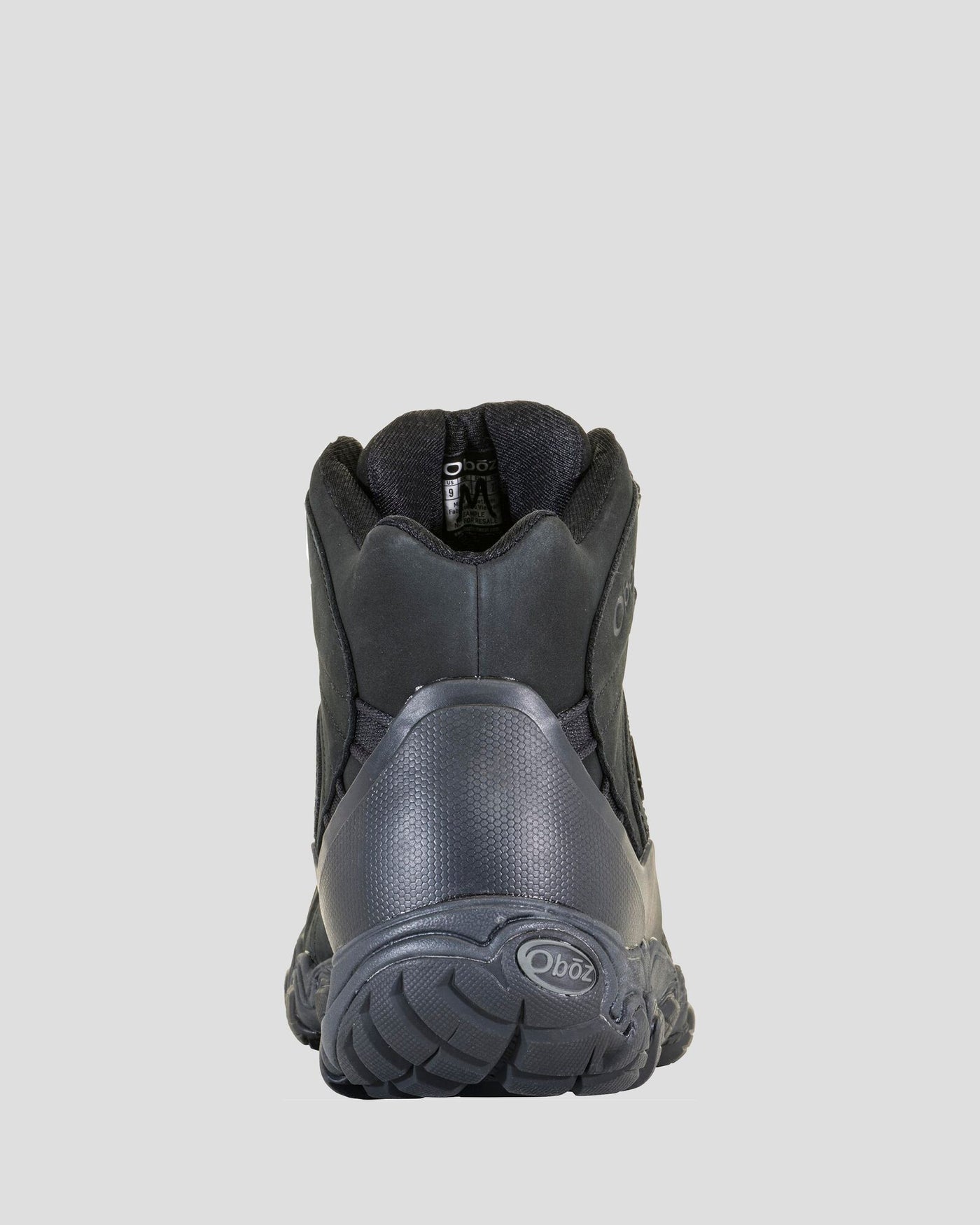 Men's Oboz Bridger Mid Hiking Boots - Wide  - Black Sea