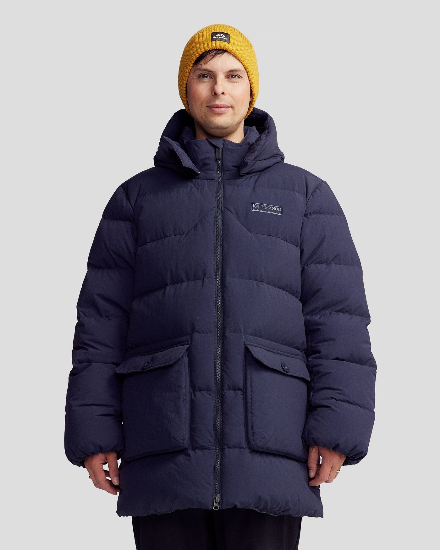 Men's Epiq Down Heritage Parka Jacket - Pure Navy
