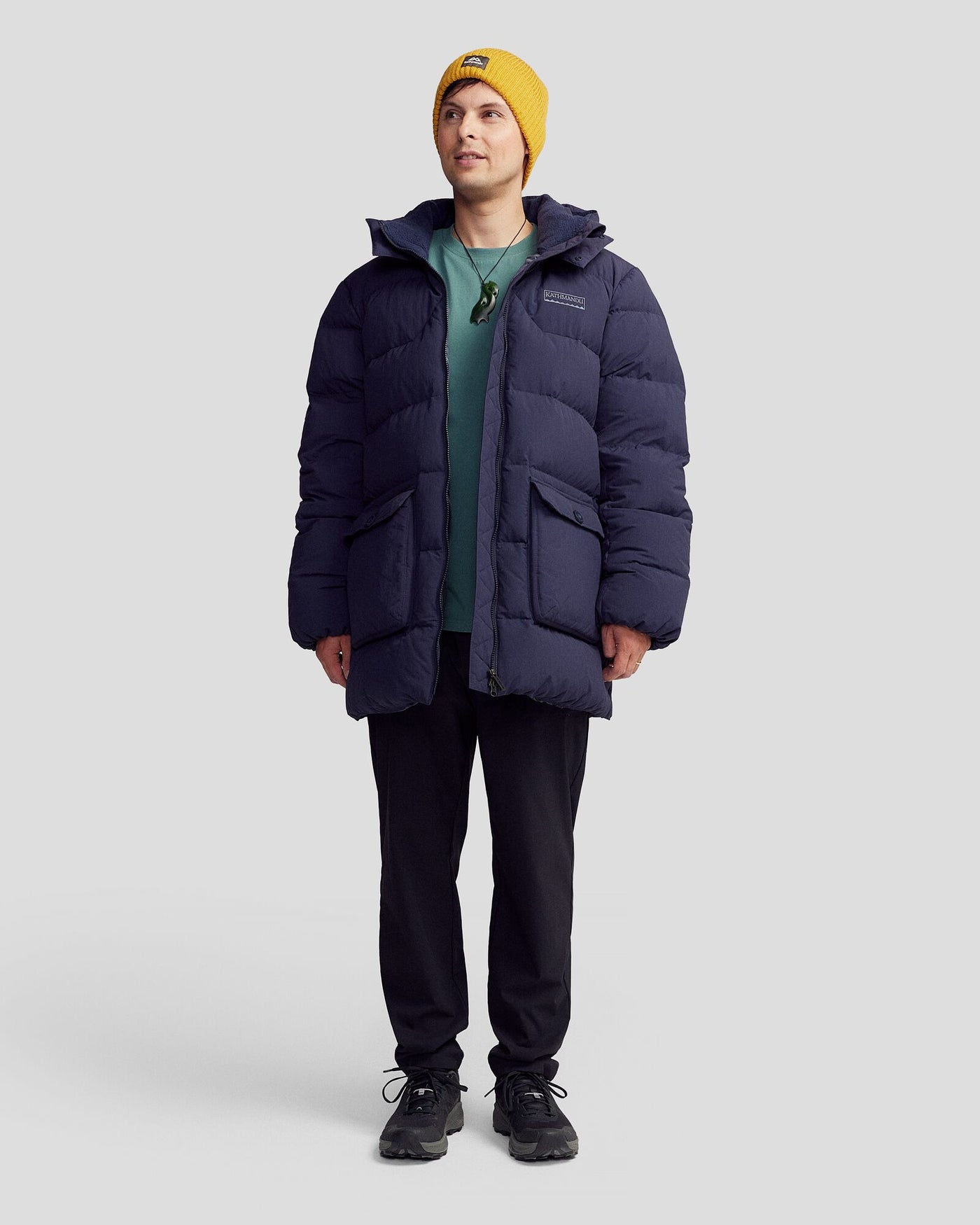 Men's Epiq Down Heritage Parka Jacket - Pure Navy