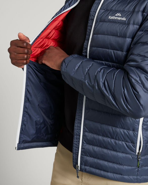Men's Heli 600 Fill Lightweight Down Jacket Midnight Navy