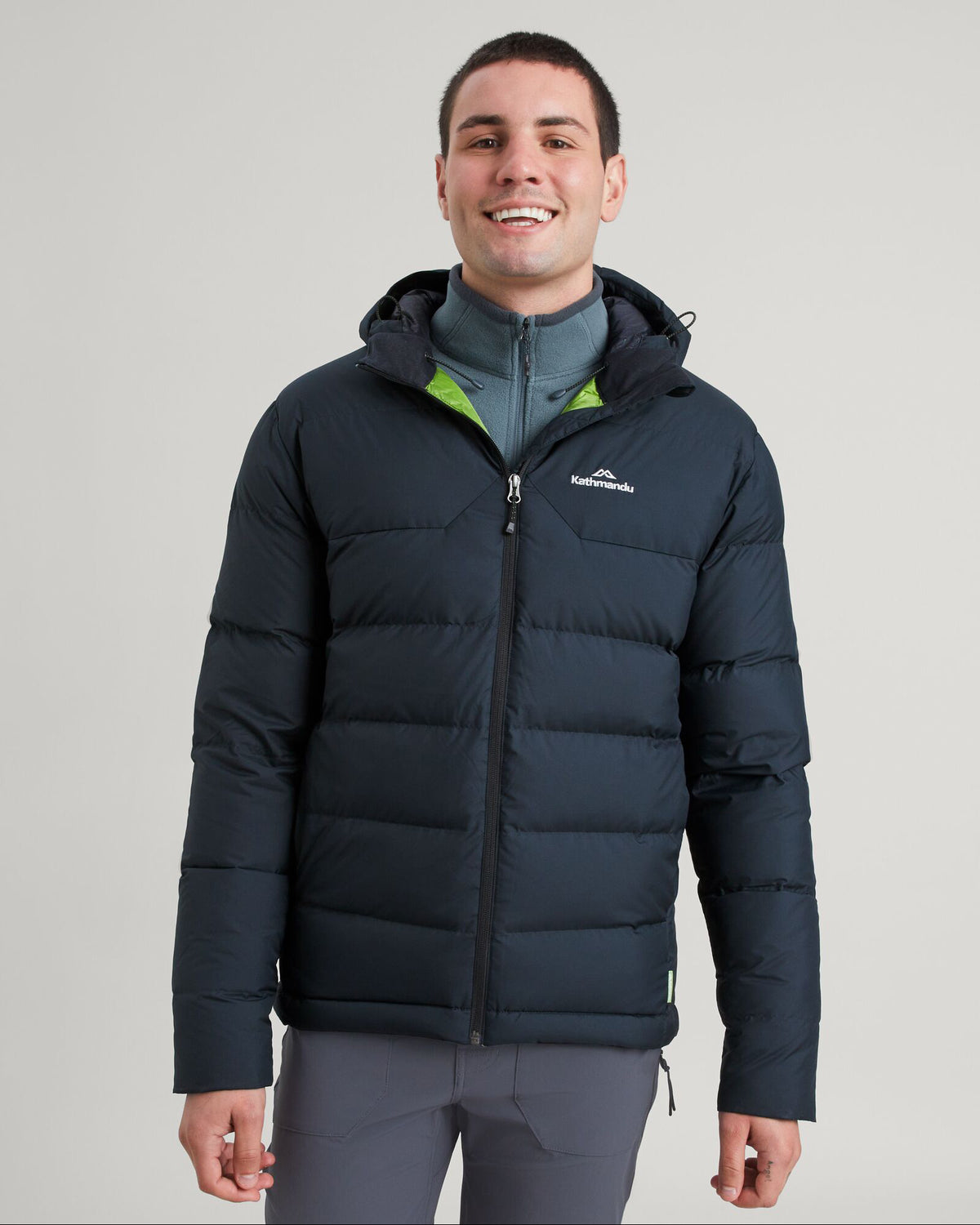 Men's Epiq Hooded Down Jacket Black – Kathmandu NZ