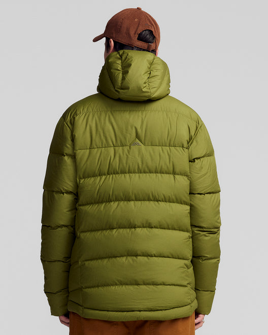 Men's Epiq Hooded Down Jacket - Dark Fern