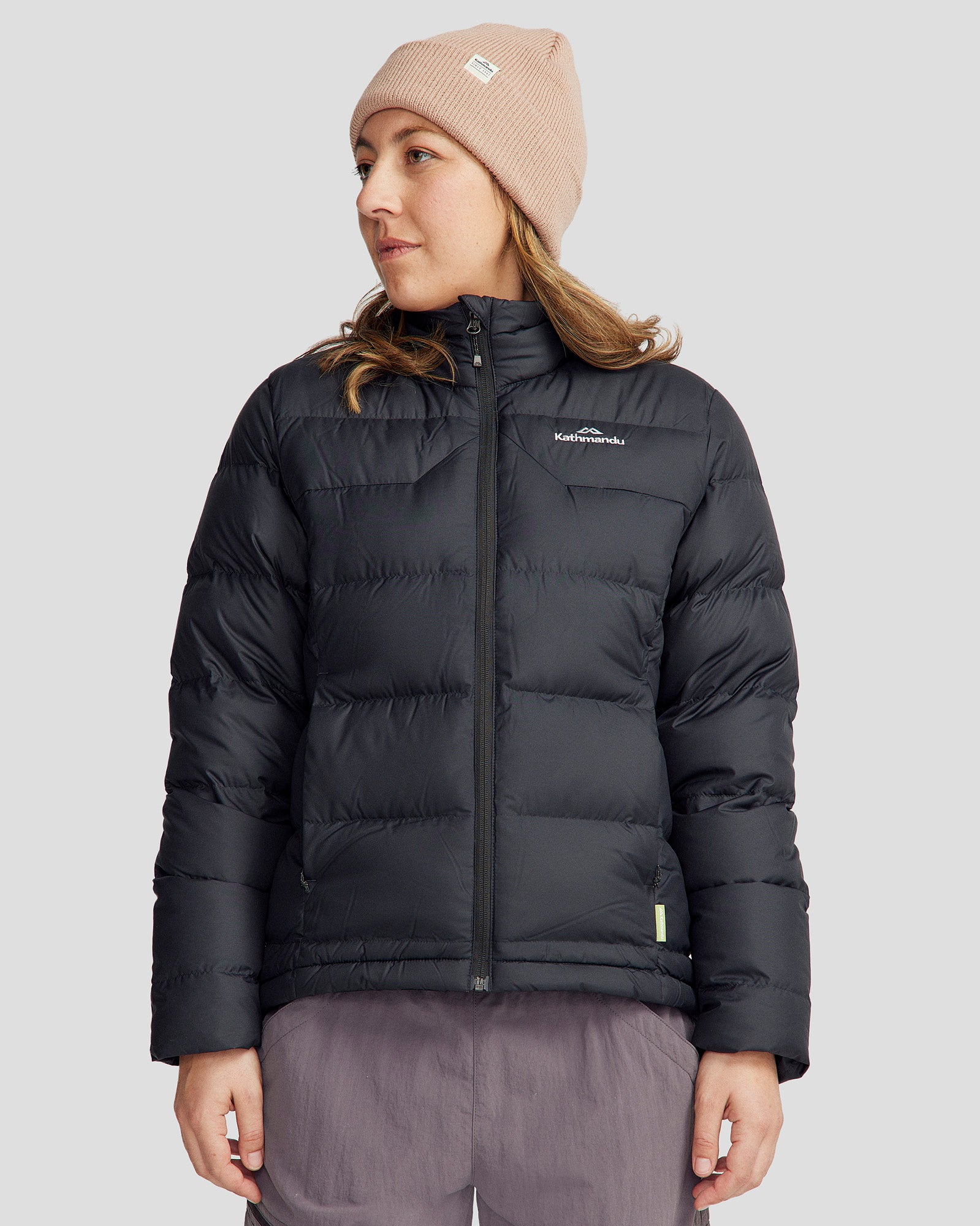 Women's Epiq Down Jacket Black – Kathmandu NZ - Main Image