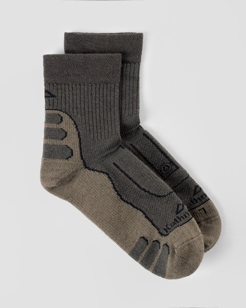 NuYarn Ergonomic 1/4 Crew Hike Socks Deep Forest – Kathmandu NZ