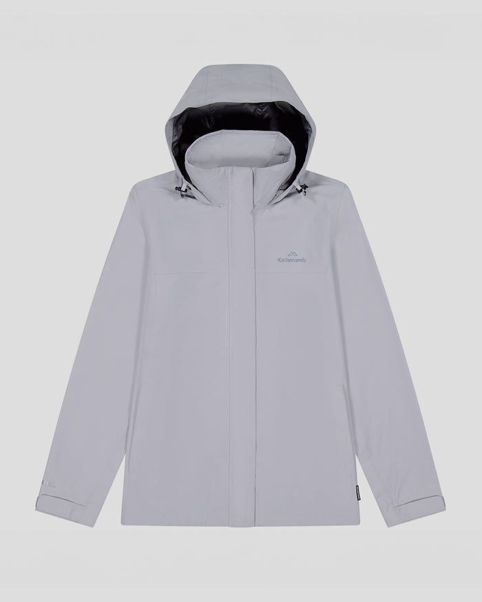 Andulo Women's Rain Jacket v3 - Light Haze – Kathmandu NZ