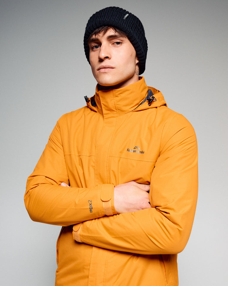 Men's Andulo Rain Jacket v3 - Magma – Kathmandu NZ