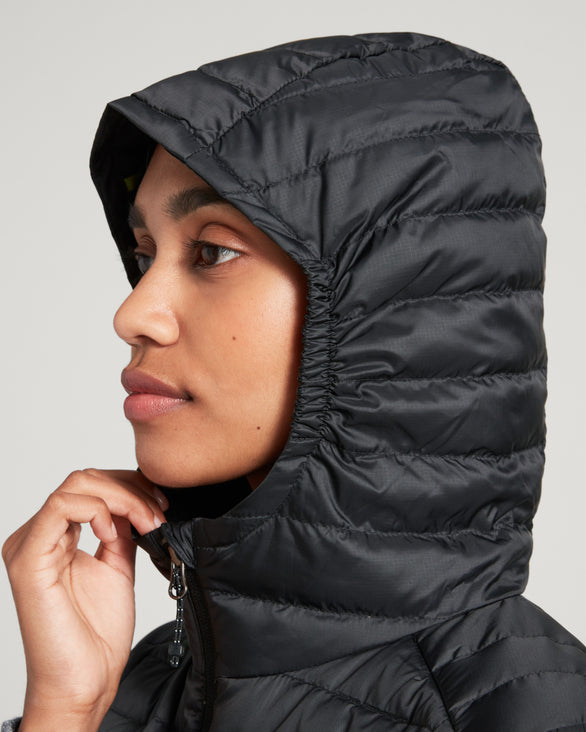 Women's Heli Down Parka Jacket- Black – Kathmandu NZ