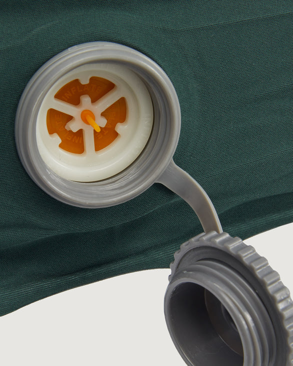 Cabana 3D Self Inflating Double Mat 100mm Moss/Dark Spruce