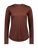 Women's 100% Merino Long Sleeve Crew Top - Cocoa