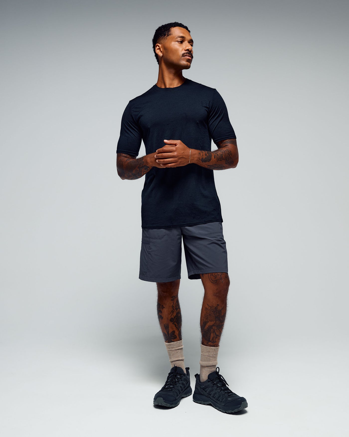 Men's 100% Merino T-shirt - Black