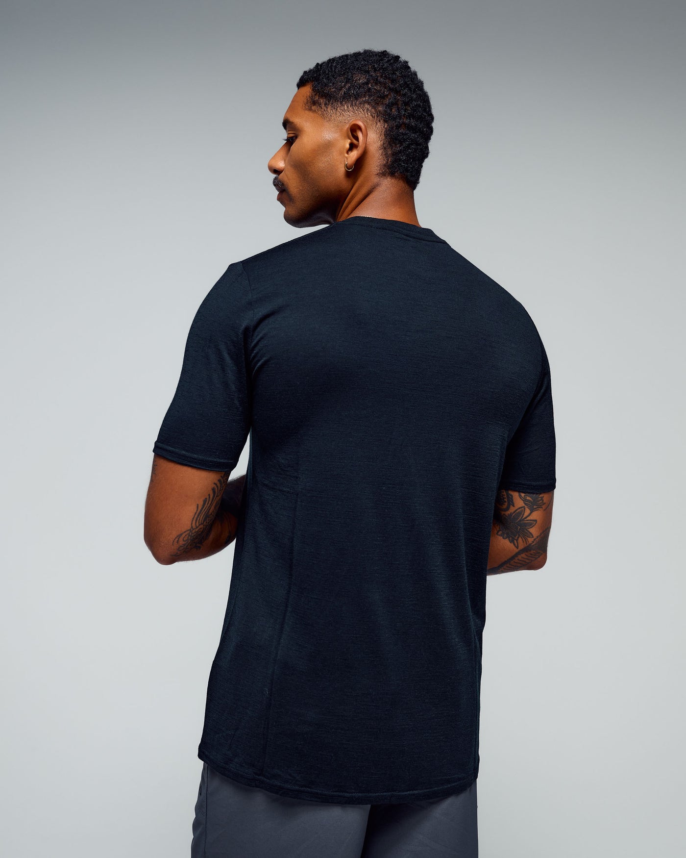 Men's 100% Merino T-shirt - Black
