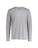 Men's 100% Merino Long Sleeve V-Top - Mid Grey Marle